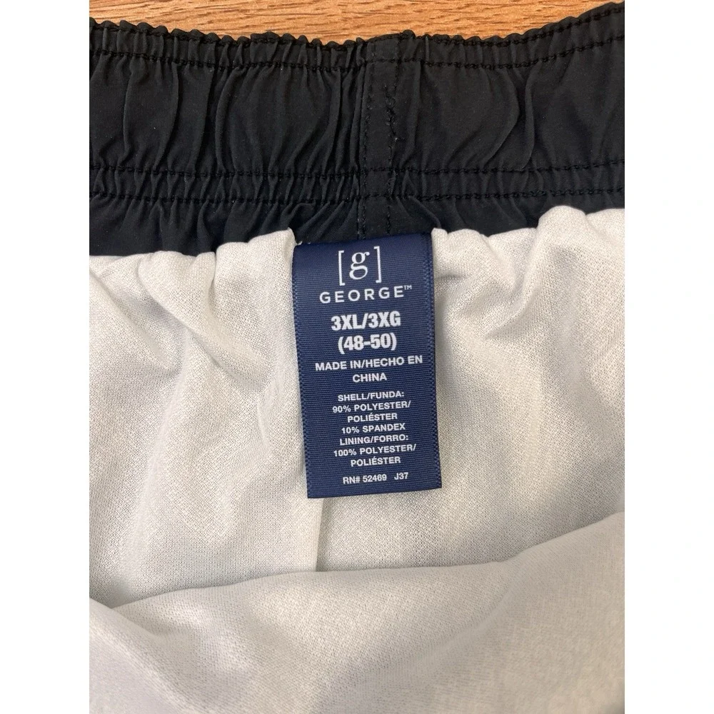 George Men's Swim Trunks Size‎ 3XL (48-50) Lining, Pockets Board Shorts NEW